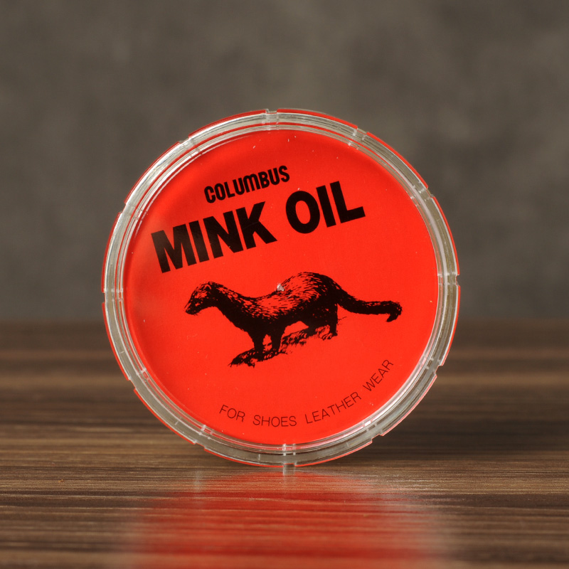 Japan COLUMBUS Columbus Mink oil Leather bag leather care oil Colorless glazing leather care cream