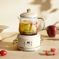 Small Fairy Health Preserving Pot Cup Mini Home Office Small Cooking Tea Instrumental Fully Automatic Glass Mini Flower Teapot