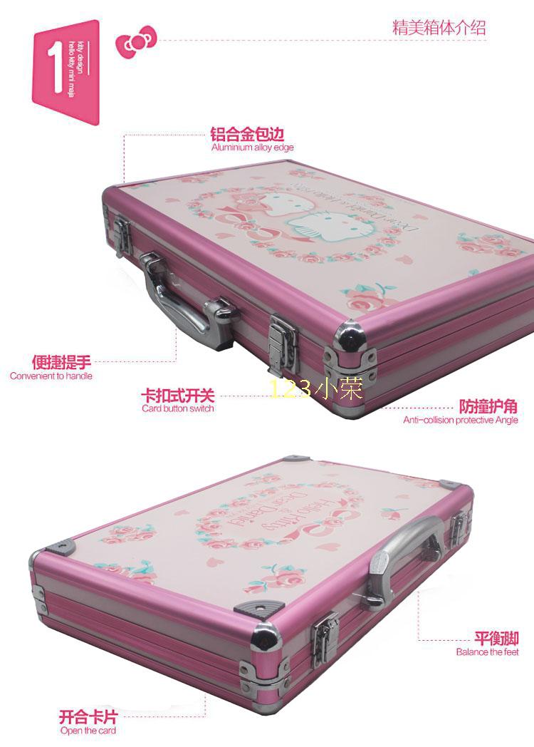 Authentic kitty kitty Hello Kitty hồng pha lê lớn mạt chược người chơi hit nhà hoạt hình bột pha lê - Các lớp học Mạt chược / Cờ vua / giáo dục mua bộ bài mạt chược