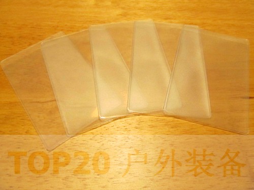 Transparent frosted anti-magnetic identity card bank card membership card bus card PVC waterproof document card Credit card jacket