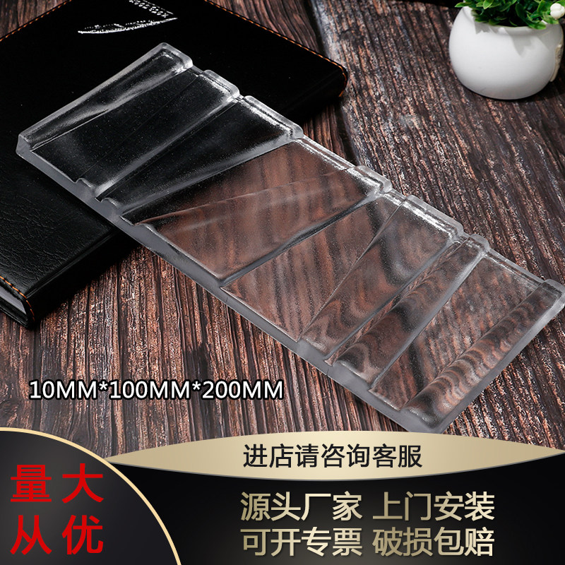 Glass Brick Hanging Sheet Transparent Square Partition Wall Genguan Hotel Bar Light Transmission Curtain Wall View Wall Brick White Crystal Brick