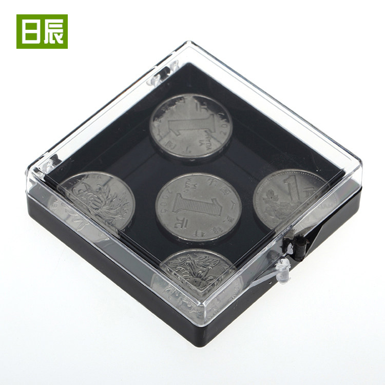 Transparent Plastic Small Box Chest Badge Case Badge Box Display Case Plastic Case Lens Packaging Box Exhibit Box Containing box