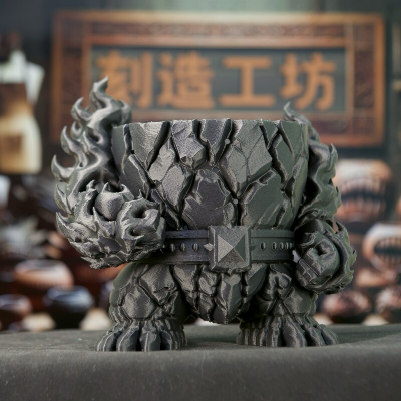 Breathable Samurai Pots for Root Control, Trendy Pots for Rootball Plants, Anti-Root Suffocation for Succulents, DIY Printed Trendy Flower Pots, Fire Element Breathable Samurai Pots for Root Control, Trendy Pots for Rootball Plants, Anti-Root Suffocation for Succulents, DIY Printed Trendy Flower Pots, Fire Element