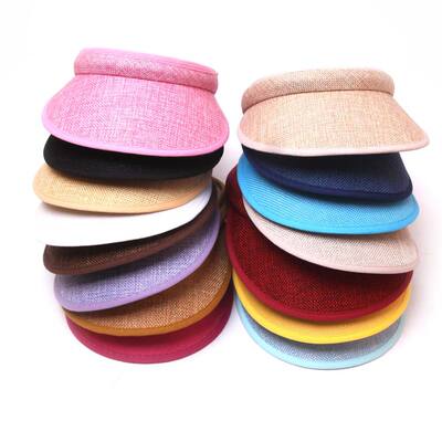 Fashionable parent-child hats for boys, girls, children, summer open-top hats for outings, sun hats for outdoor sun protection and shade, straw hats are in vogue