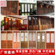 Customized Chinese antique retro door interior door screen lattice solid wood doors and windows log mahogany doors and windows decorative doors