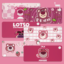 Fraise à lours Lotso chauffé de souris Kawoi Cute Electric Hot Tabletop Warm Hands Table Mat Healing Department Students Write