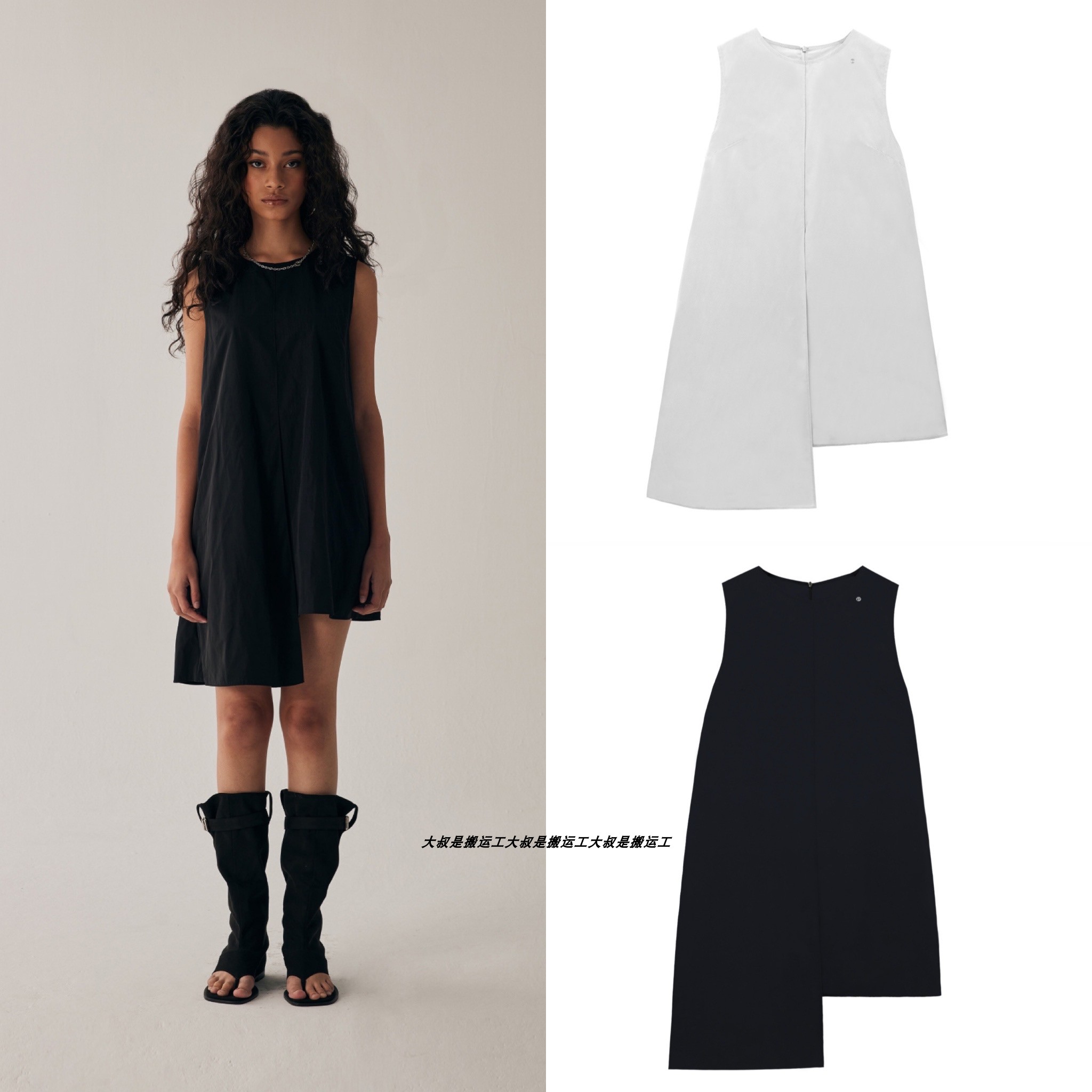 包税韩国直邮TREEMINGBIRD小众设计Soa Mini One-piece连衣裙