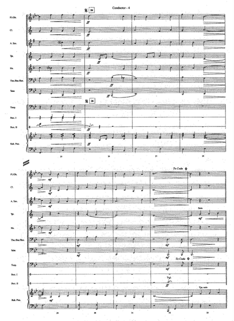 Wind Orchestra ຄະແນນ Boy Danny 1.0 Symphonic Wind Orchestra Ensemble Score Parts