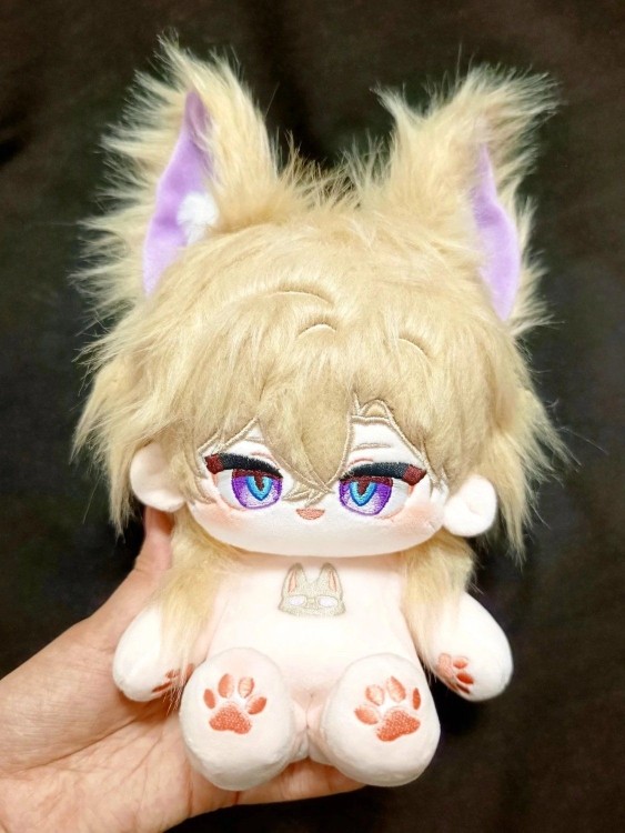 黃星邱鼎傑花生cp垂涎狼兔花詠盛少遊10cm有耳朵棉花娃娃Q版愛豆