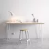 Bàn máy tính sắt rèn Bắc Âu hiện đại tối giản bàn nhà gỗ rắn phòng ngủ bàn viết bàn sáng tạo - Bàn bàn máy tính đẹp Bàn