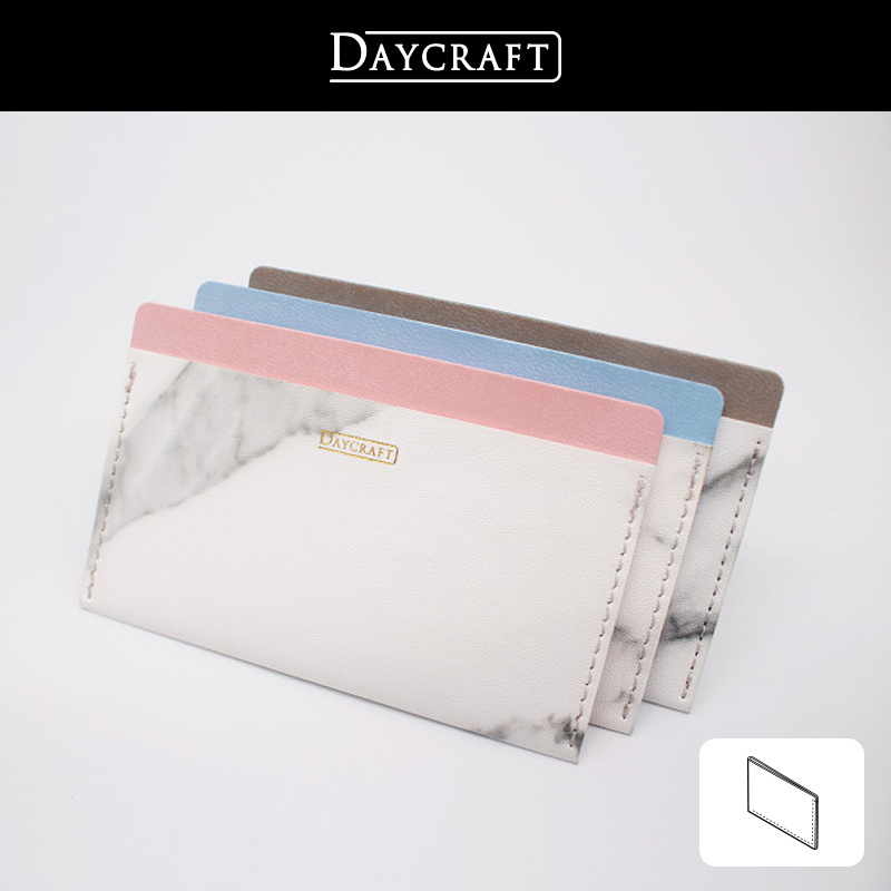 Hong Kong Daycraft Degef fashion supplies marble card set Literature and hipster bank card transport card protective cover simple gift