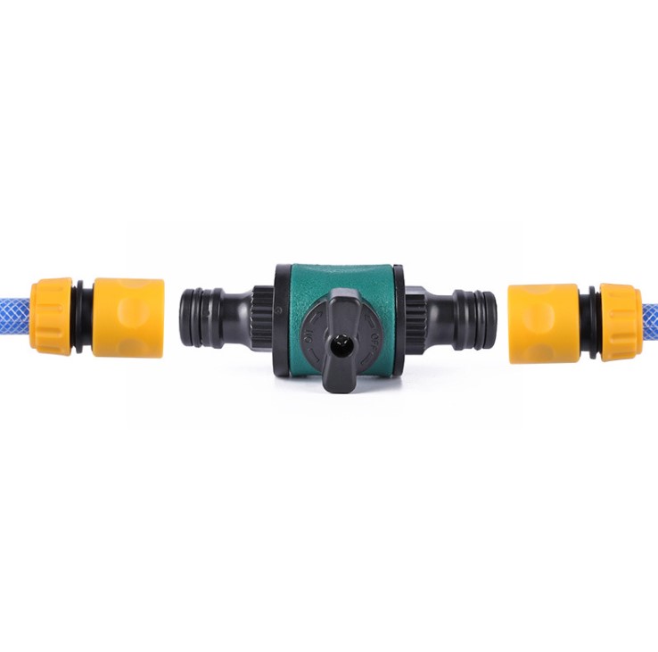Car wash water gun connector 40% hose for joint repair 4 points 6 Sub-repair connector with switch water stop extension