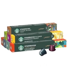 星巴克家享胶囊咖啡意式美式黑咖啡10粒装