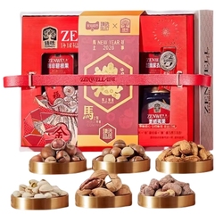 臻味坚果礼盒环球福悦年货礼盒1521g