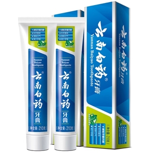 百补！云南白药牙膏薄荷香型210g*2支