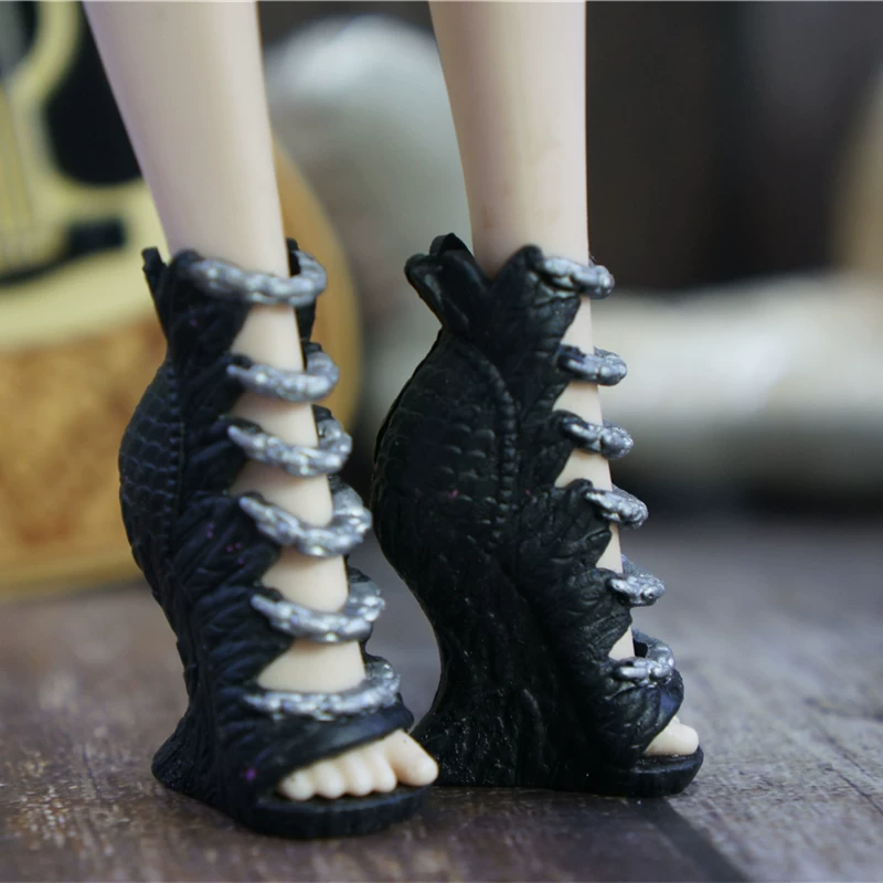 Подлинные детские ботинки Monster High, обувь для кукол разная обувь