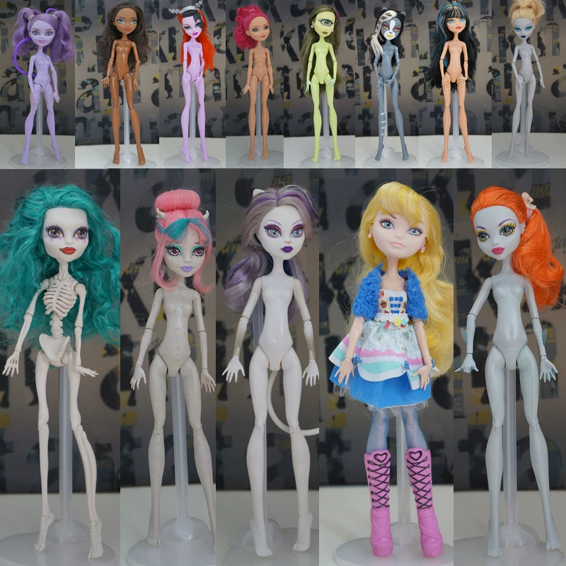 Тело куклы Monster High оптом, сменные части, разные цвета, 9 см, лёгкие (могут быть дефекты)
