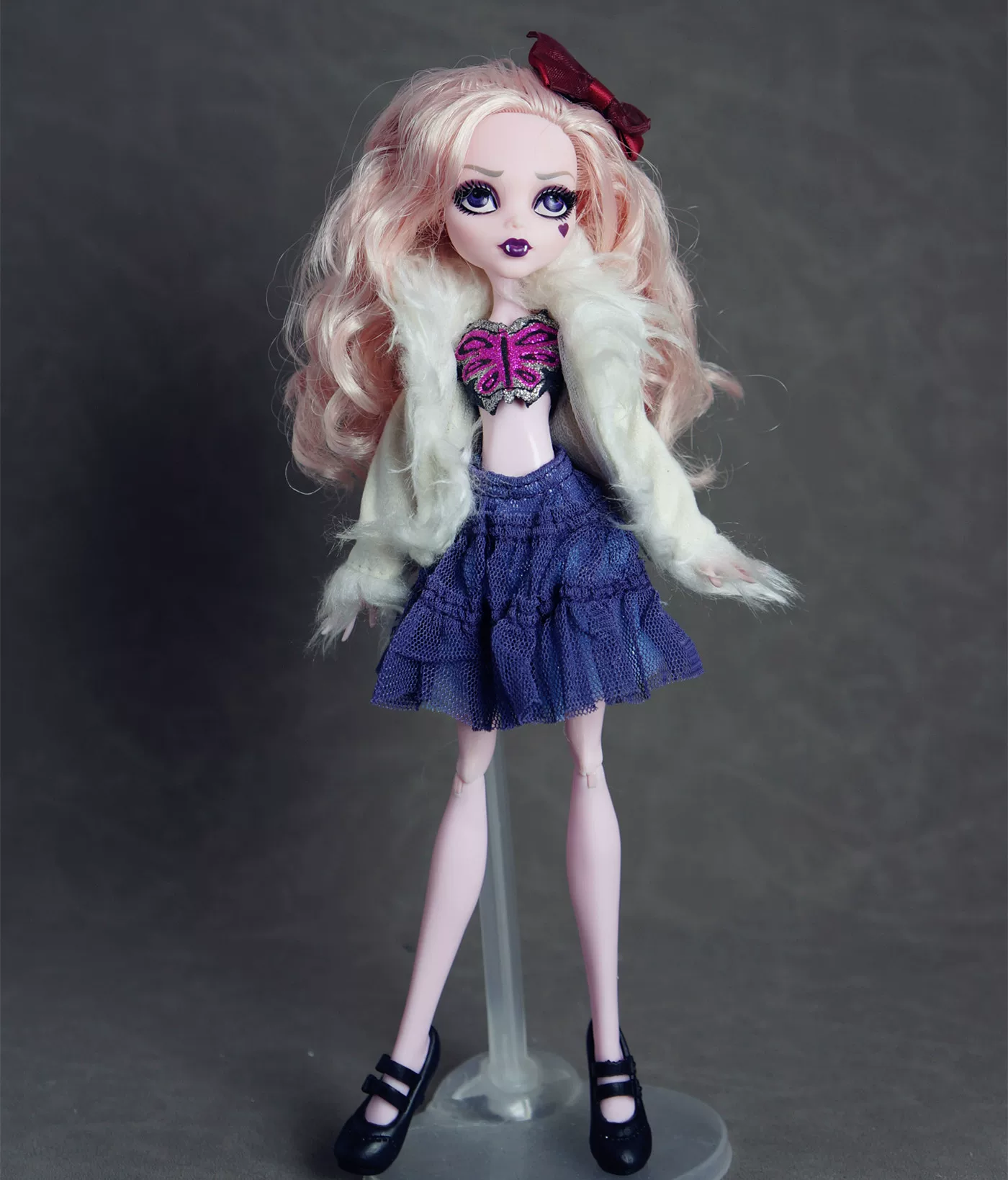Манстер хай школьная кукла одежда, кэжуал одежда Monster High Monster Gausu вторая волна