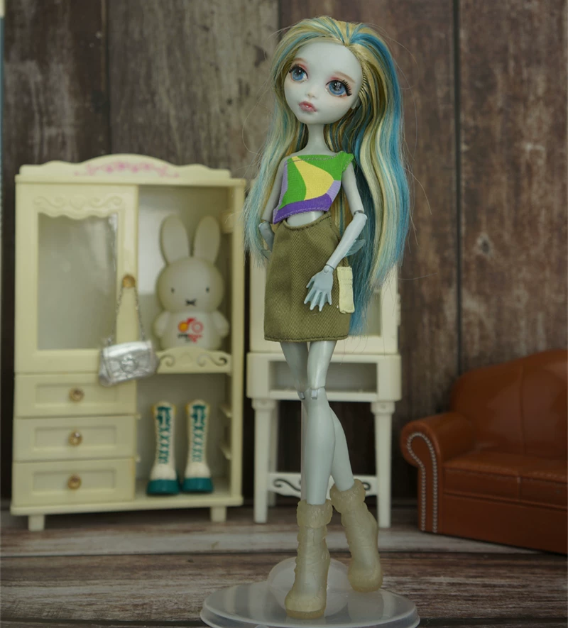 Манстер хай школьная кукла одежда, кэжуал одежда Monster High Monster Gausu вторая волна
