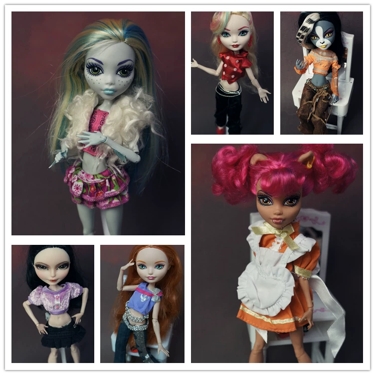 Одежда для кукол (Monster High) третья волна — одиночные костюмы, разные цвета