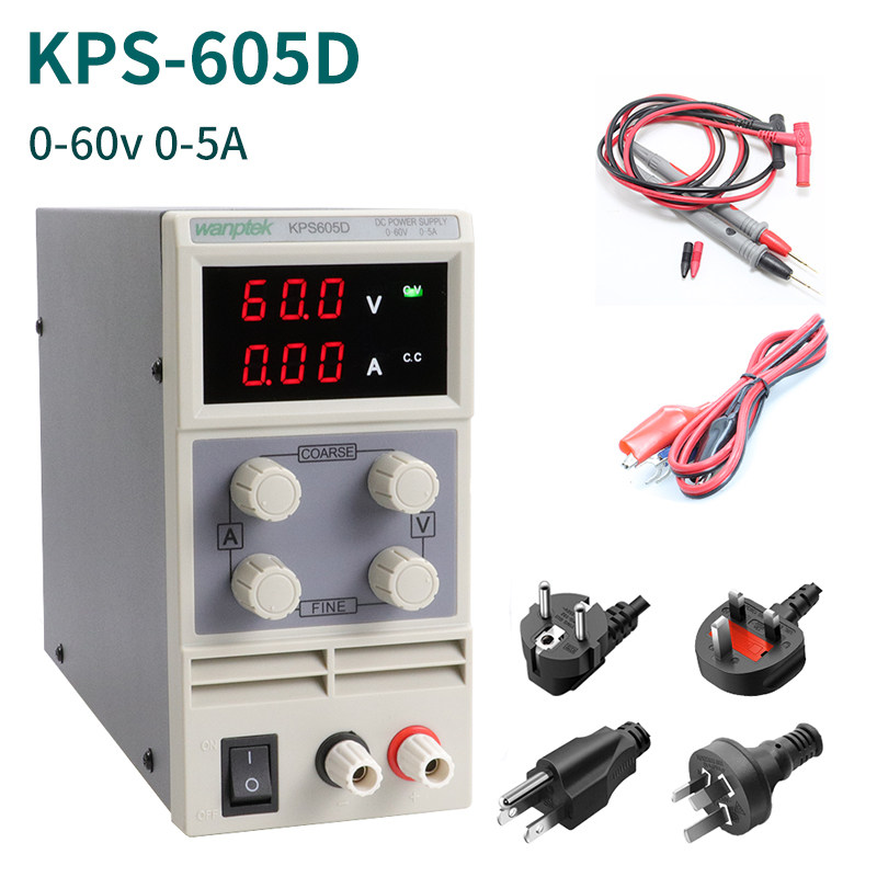 KPS-605D DC regulated power supply high precision laboratory switching power supply 0-60V 0-5A 110V 220V