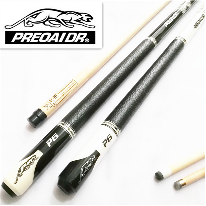 P6 jaguar billiard cue snooker small head black 8 cue big head nine cue 9 5 13 Chinese black eight cue
