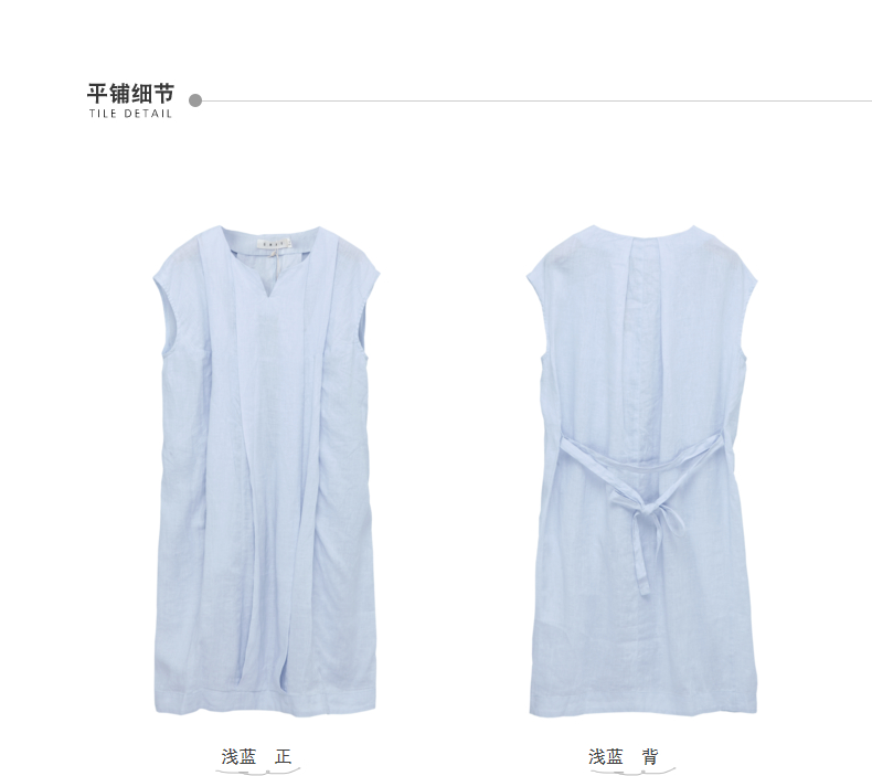 Gumuxiyang GMXY2018 Mùa Hè của Phụ Nữ New Linen Dresses Ngắn Tay Áo Mới Nghệ Thuật V-Cổ Váy