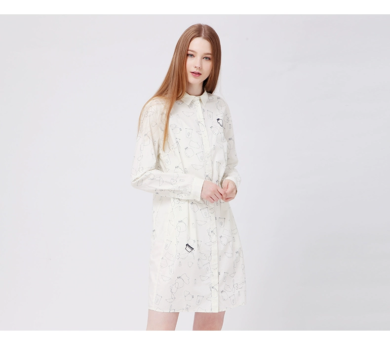 Gumu Xiyang GMXY của Phụ Nữ New Theme In Shirt Dress Phụ Nữ L265619