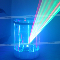 New Dazzling Laser Drum Sound Control Stage Performance Adult Water Drum Performance Drum Double Light Drum Crystal Drum