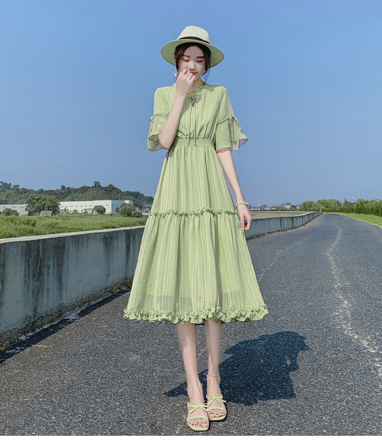 Robe été Mousseline de soie - Ref 3429045 Image 8