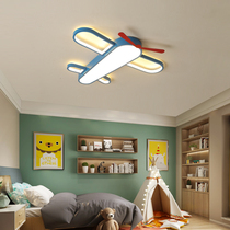New childrens light bedroom light boy creative aircraft light bedroom cartoon boy room lamp childrens room ceiling light