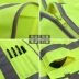 Đoàn áo phản quang áo vest quần áo công nhân vệ sinh giao thông quần áo huỳnh quang áo vest vàng cưỡi quần áo phản quang tùy chỉnh áo lớp phản quang 