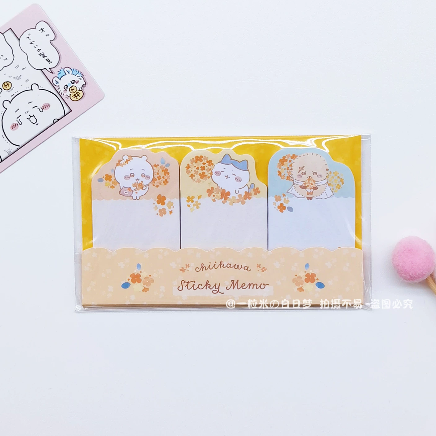 Плюш-ручка Chiikawa Japan Limited, ручка с мягкой фигуркой и мини-канцелярией