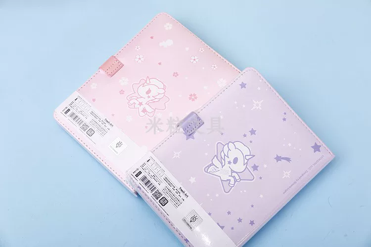 青壹坊 Tokidoki Unicorned Beast Name Pink PU Girl Cute Hand Magnetic Block 36K Color Page