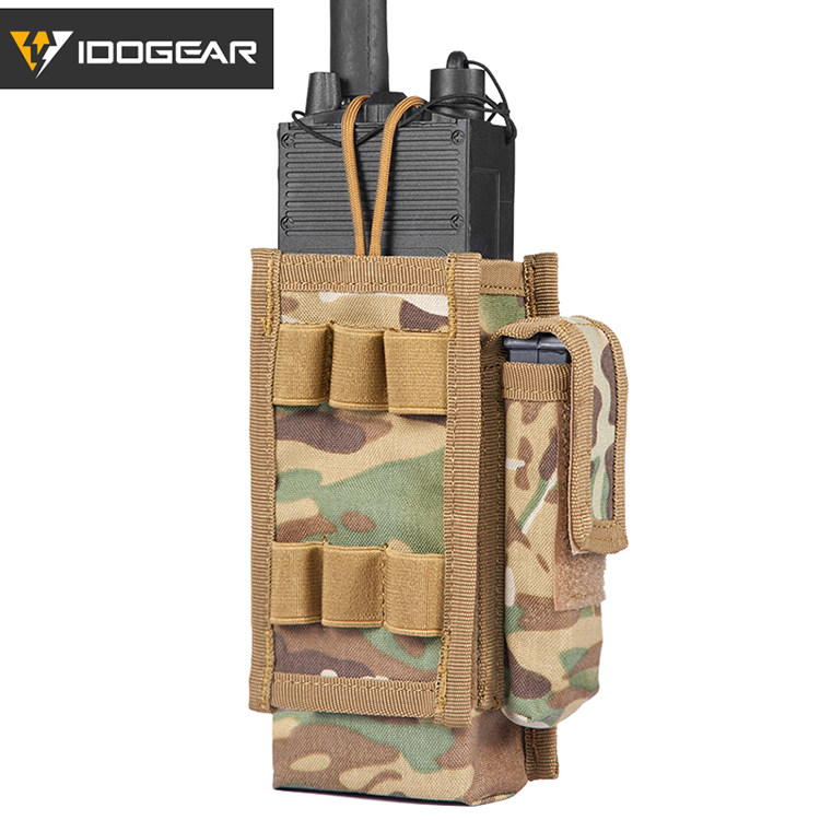 Small Steel Scorpion Intercom Special Bag Tactical Vest Accessories Clad military meme Miscellaneous Bags Radio Belt bag