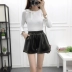 Quần short nữ mùa đông 2018 phiên bản Hàn Quốc mới của quần short nhung hoang dã Quần short cạp cao quần ống rộng ống rộng quần nữ mùa thu đông