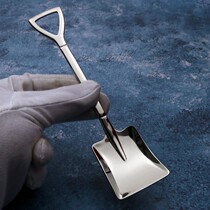 Eat watermelon artifact 304 stainless steel shovel spoon spoon spoon engineering soldier shovel retro cute square head spoon