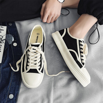 Men Shoes 2022 Summer Sails Shoes Men And Women Trends Thick Bottom Biscuits Shoes Breathable Pure Color 100 Hovers Couple Casual Shoes