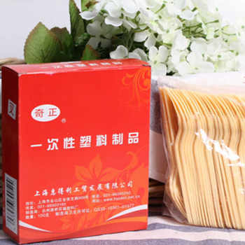 Qizheng disposable cutlery and spoons are smooth and burr-free