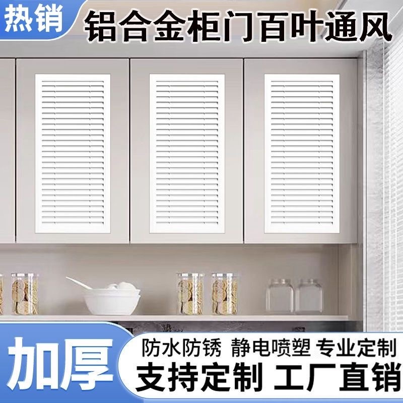 Cabinet Shutters, Wardrobe, Shoe Cabinet Shutters, Breathable and Ventilated 18-Panel Special Air-Conditioning Rainproof Shutters, Gas Meter
