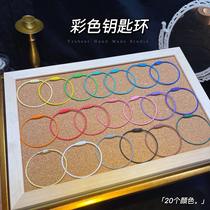 Yesbear big bear hand for colored baking lacquered key ring opening ring Diy drop glue key chain key buckle accessories