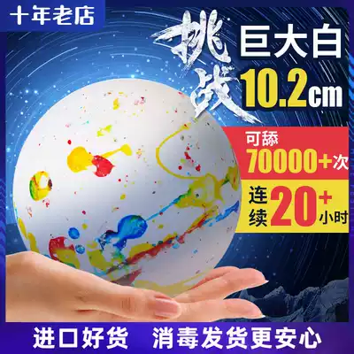 Imported jawbreaker candy, a sugar lollipop that can't be eaten and licked at a time, Ferrorun big white sugar, shaking sound net celebrity