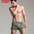 Mùa hè mỏng phần quần nhà nam cotton boxer quần ngắn quần quần thoáng khí đồ lót nam quần short