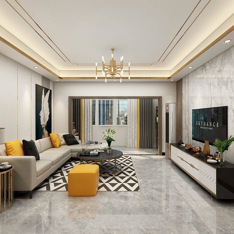 Shenzhen integrated wallboard whole house self-contained custom bamboo and wood fiber wall living room sofa background wall light luxury wallboard