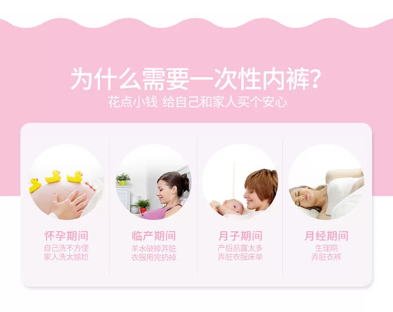 Mei Yunjia Pure Cotton Đồ lót dùng một lần cho bà mẹ của phụ nữ sau sinh và phụ nữ sau sinh - Nguồn cung cấp tiền sản sau sinh