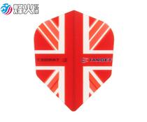 Fiat Fire Darts TARGET PRO100VISION 100 Micron British Flag 3 Small Square Plums 117310