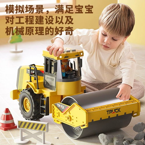 Детская большая игрушечная машина, велосипед, металлический бульдозер для мальчиков, 3 лет