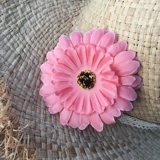 Пляжный аксессуар для волос, заколка для волос на лацкан, пляжный стиль, в цветочек