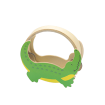 Cartoon hand tambourine string bells children kindergarten bell ring percussion instrument hand drum performance tambourine tambourine