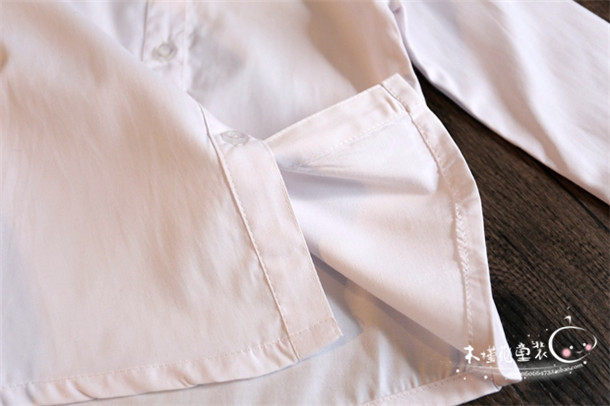 Chemise fille à manche longue - Ref 2085762 Image 12